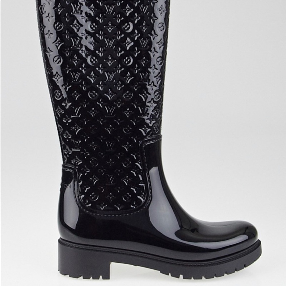 Authentic Louis Vuitton rain boot